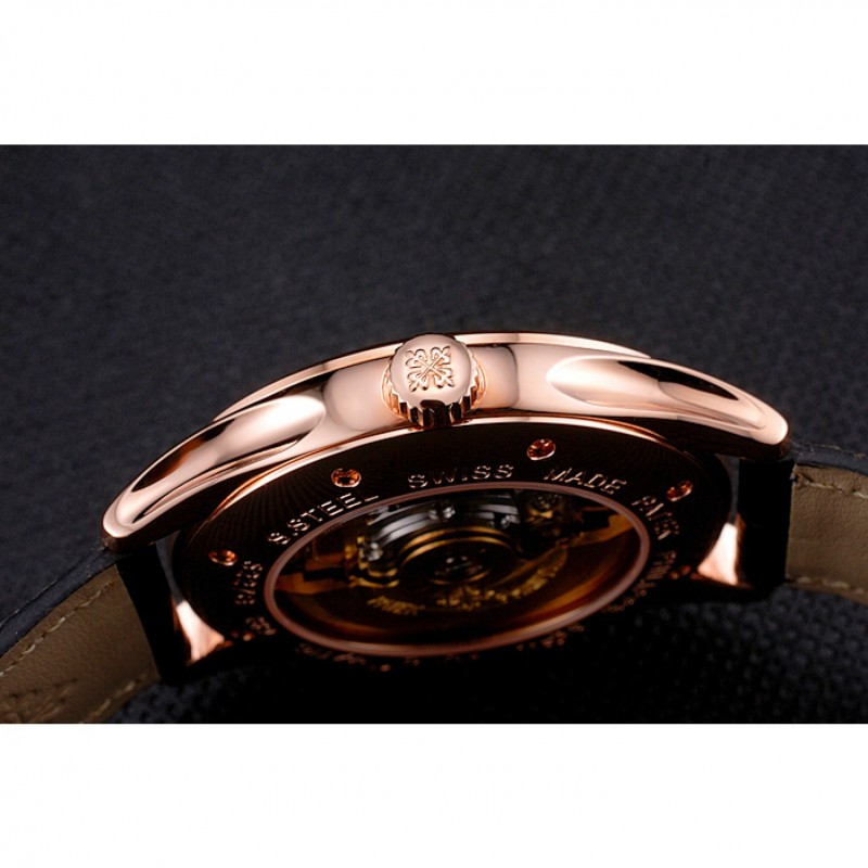 Cinturino In Vera Pelle Nero 20mm Per Orologio Patek Philippe &ndash; Regolabile E Classico