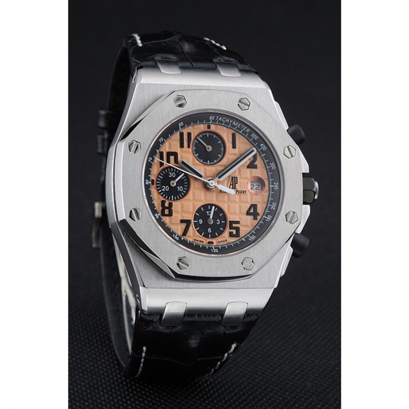 Cinturino per orologio in vera pelle di alta qualà per AP Audemars 15400 15703 Royal Oak Offshore Series, cinturini da uomo da 26 mm, neri e marroni  1511