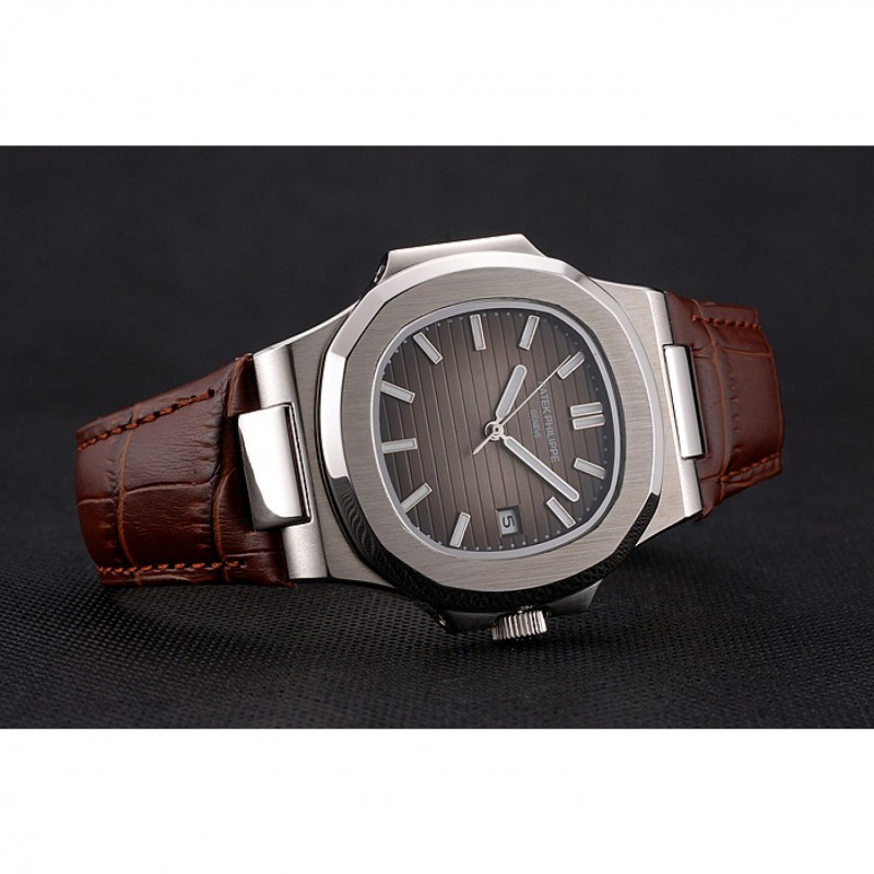 Cintura In Pelle Marrone Patek Philippe - Rara, Nuova Con Etichette, Made In Switzerland, Uomo - Foto 2