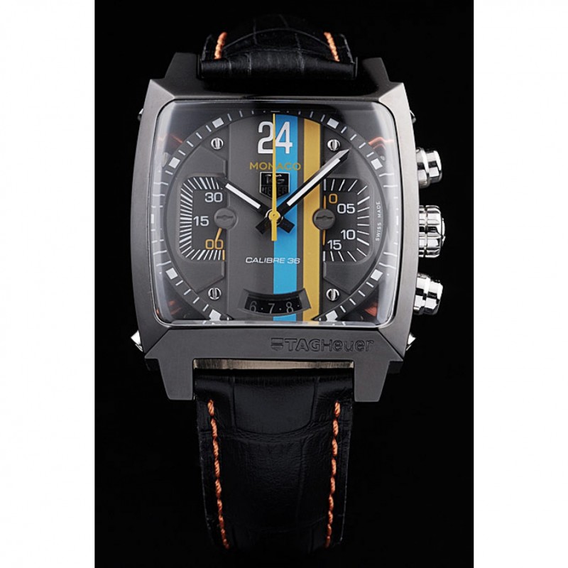 Montblanc Cinturino Pelle Nera Martelleta 7023 Per STAR Orologio Misure 19 17 Mm