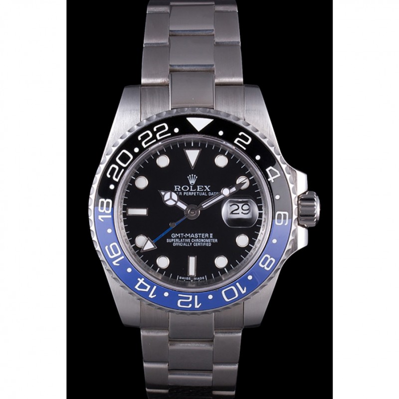 Rolex nero store blu