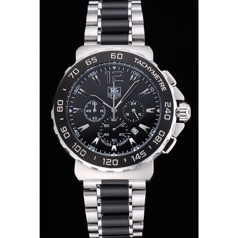 TAG Heuer Formula 1 x Indy 500 Cronografo al quarzo, diametro 43 mm, CAZ101AD.FT8024, nero, 43 mm, cronografo, Nero , 43 mm, Cronografo