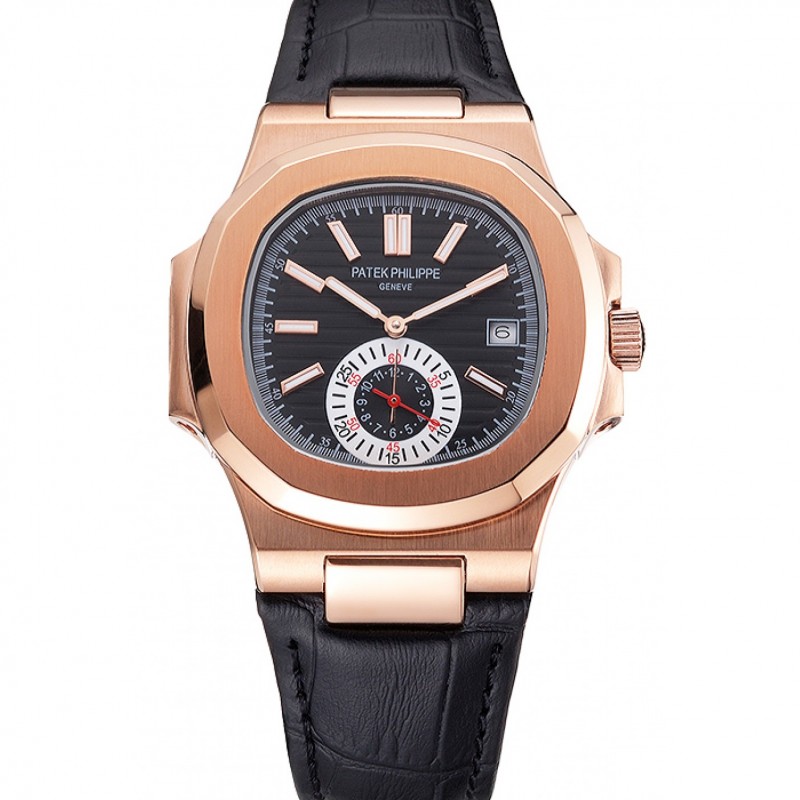 Patek philippe nautilus cinturino on sale pelle