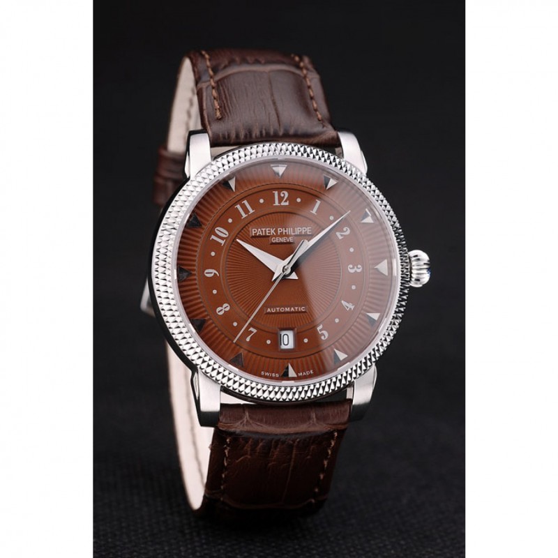 Cintura In Pelle Marrone Patek Philippe - Rara - Nuova Con Etichette - Uomo - Svizzera