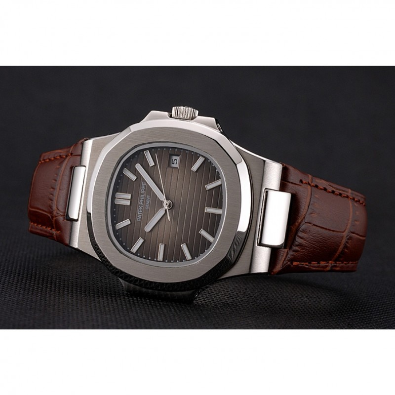 Cinturino Pelle Patek Philippe Nautilus 25/18mm Originale - Nero