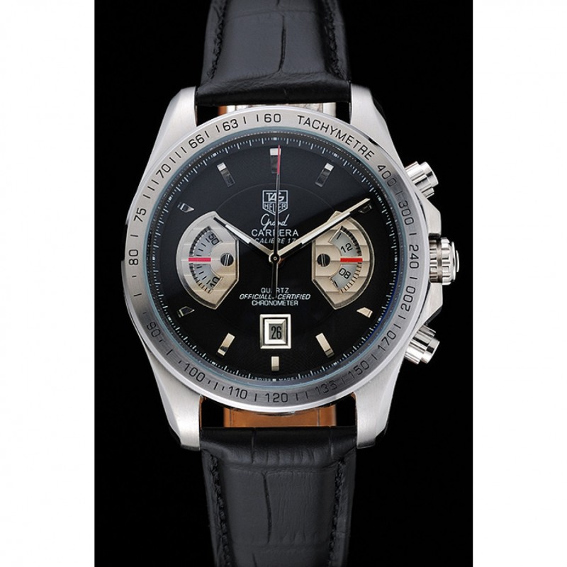 Cinturino Tag Heuer 16mm Pelle Genuina Nero – Nuovo, Svizzero, Fibbia Acciaio